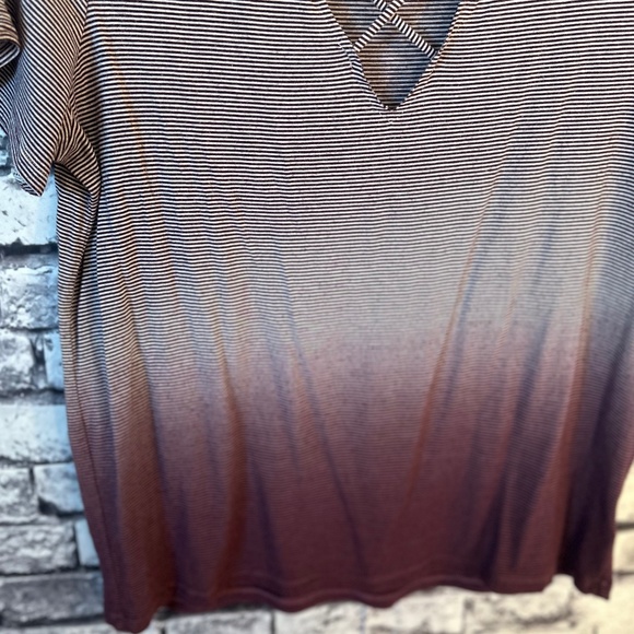 American Eagle Ombre Striped Shirt Sizer M - Picture 6 of 7